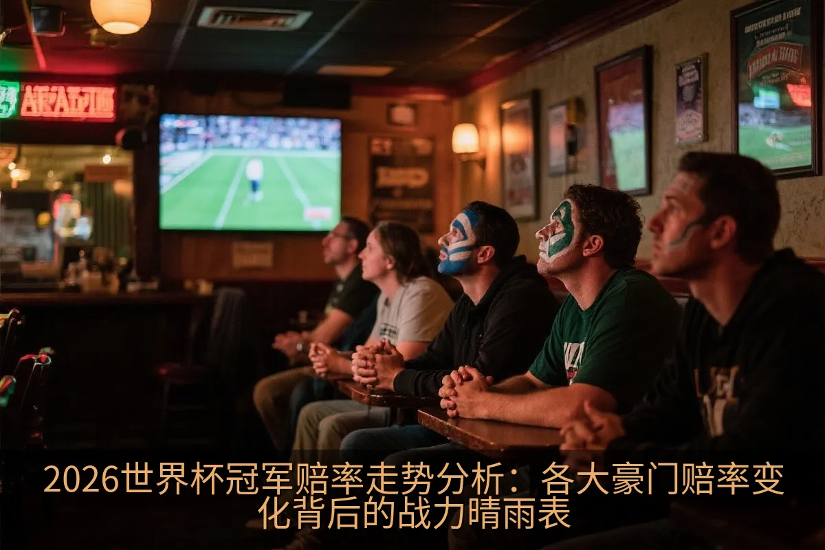 2026世界杯冠军赔率走势分析：各大豪门赔率变化背后的战力晴雨表